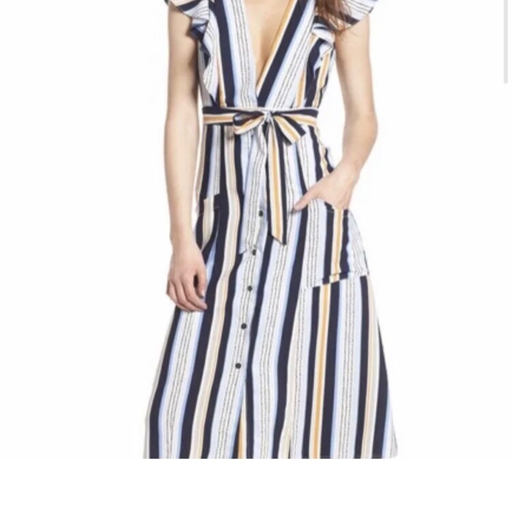 Lost + Wander Striped Dress Sz Medium